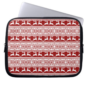 Housse Pour Ordinateur Portable Noël scandinave renne