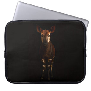Housse pour ordinateur portable Noir 4 Luxe, Okapi
