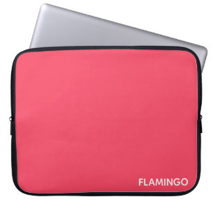 Housse Pour Ordinateur Portable Nom de couleur rose Flamant rose