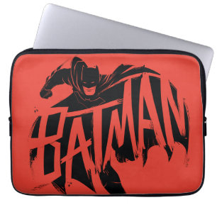 Housse Pour Ordinateur Portable Nom de la brosse d'encre Batman