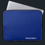 Housse Pour Ordinateur Portable Nom de la couleur bleue de la libellule<br><div class="desc">Nom de la couleur bleue de la libellule</div>