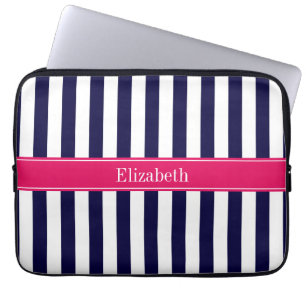 Housse Pour Ordinateur Portable Nom de la framboise de la marine Bleu Bleu
