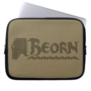 Housse Pour Ordinateur Portable Nom de tête d'ours de Beorn