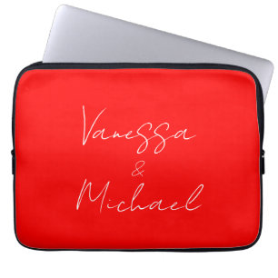 Housse Pour Ordinateur Portable Nom d'écriture professionnelle mariage personnalis