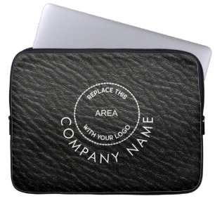 Housse Pour Ordinateur Portable Nom du logo de l'entreprise simple Effet en cuir n