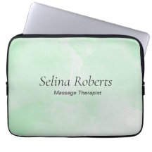 Nom personnalisé aquarelle verte