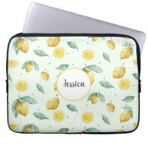 Nom personnalisé des citrons aquarelle