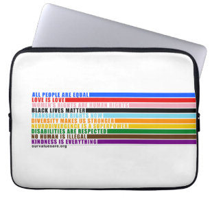 Housse Pour Ordinateur Portable Nos Valeurs Sont Des Manches Portables