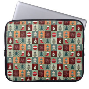 Housse Pour Ordinateur Portable Nostalgale Vintage Patchwork Quilt