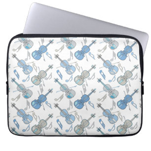 Housse Pour Ordinateur Portable Notes de musique violon