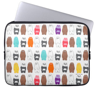 Housse Pour Ordinateur Portable Nous Ours nu Motif d'ours coloré