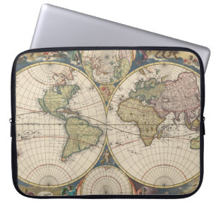 Housse Pour Ordinateur Portable Novissima Totius Terrarum Orbis Tabula