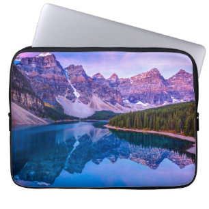 Housse Pour Ordinateur Portable Nuages attrayants avant lever de soleil au lac