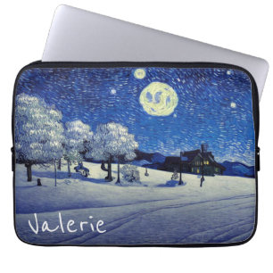 Housse Pour Ordinateur Portable Nuit d'hiver