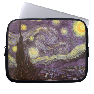 Housse Pour Ordinateur Portable Nuit étoilée par Vincent van Gogh, Art Vintage