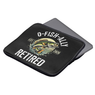 Housse Pour Ordinateur Portable O-Fish-Ally Retraité Pêcheur 2026 Pêche