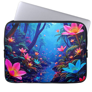 Housse Pour Ordinateur Portable Oasis de la jungle éthérée