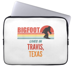 Housse Pour Ordinateur Portable Observation de Bigfoot à Travis Texas