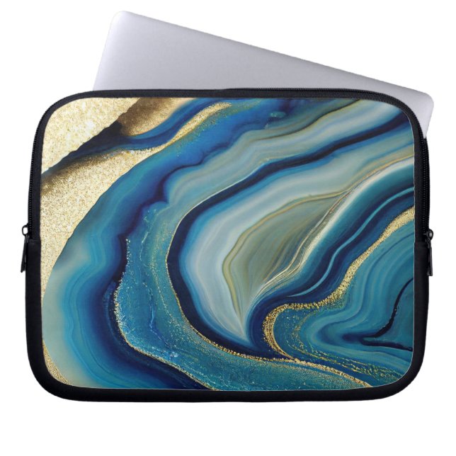 Housse Pour Ordinateur Portable Océan Bleu Mer Éclat (Devant)