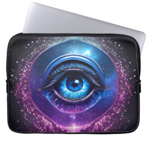 Housse Pour Ordinateur Portable Oeil cosmique mystique