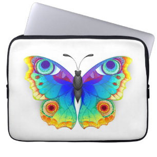 Housse Pour Ordinateur Portable Oeil de paon arc-en-ciel