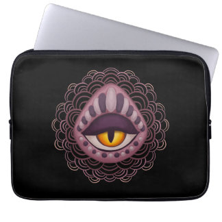 Housse Pour Ordinateur Portable Oeil Éffrayant bizarre bizarre