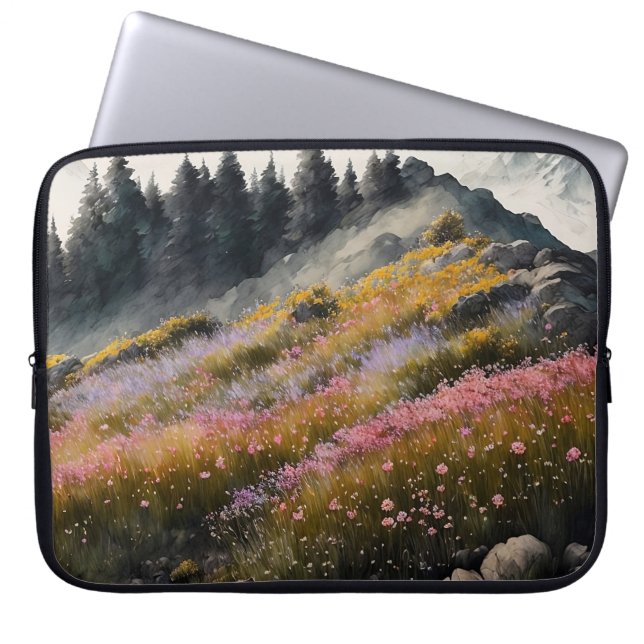 Housse Pour Ordinateur Portable OEuvre d'art alpin (Devant)