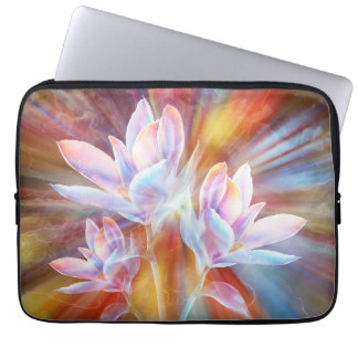 Housse Pour Ordinateur Portable Œuvre d'art de fleurs modernes abstraites