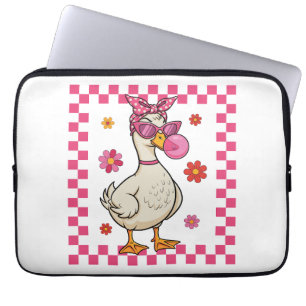 Housse Pour Ordinateur Portable Oie sassy avec Bubblegum