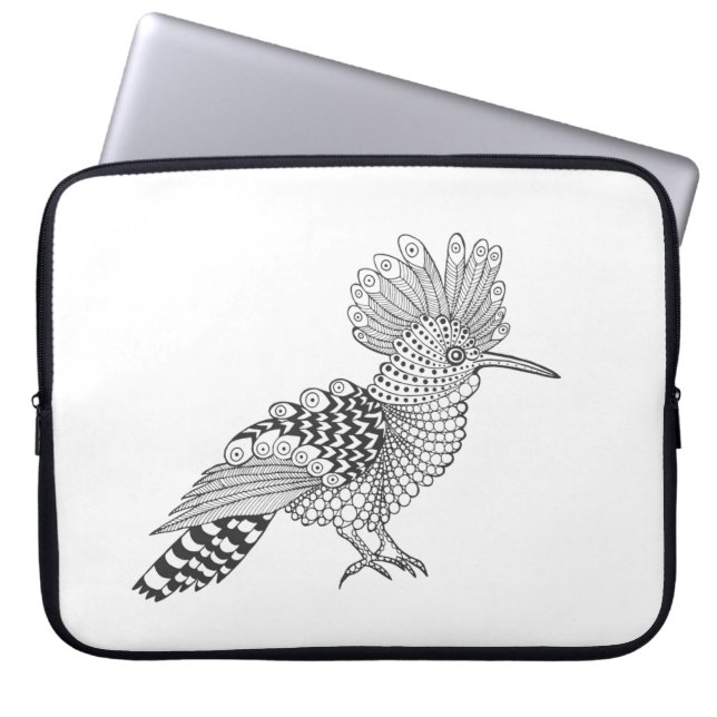 Housse Pour Ordinateur Portable Oiseau de style (Devant)