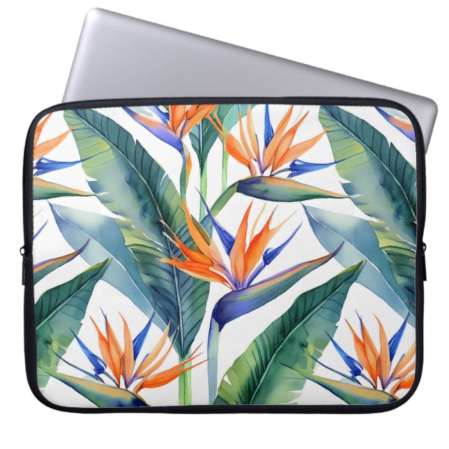 Housse Pour Ordinateur Portable Oiseau tropical du Paradis motif (Devant)