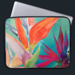 Housse Pour Ordinateur Portable Oiseaux vivants du paradis<br><div class="desc">"Vivid Birds of Paradise" par Jennifer Paxton Parker. Caractéristiques Oiseaux de Paradis fleurs dans des couleurs vives et vives.</div>