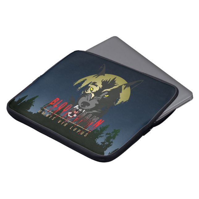Housse Pour Ordinateur Portable Omnis Vir Lupus | 15" (Devant haut)
