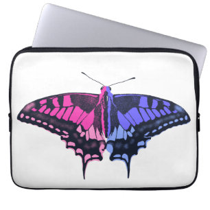 Housse Pour Ordinateur Portable Omnisexual Pride Flag Swallowtail Butterfly