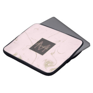 Housse Pour Ordinateur Portable Or de luxe et image de marbre