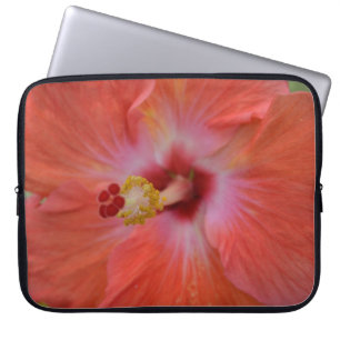 Housse pour ordinateur portable Orange Hibiscus