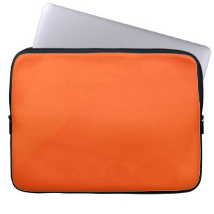 Housse Pour Ordinateur Portable Orange, simple, moderne, cool, art géométrique ten