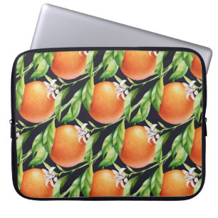 Housse Pour Ordinateur Portable Oranges aquarelles : Motif sans arôme