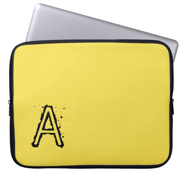 Housse Pour Ordinateur Portable Ordinateur portable Leeve Jaune (Devant)