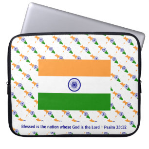 Housse Pour Ordinateur Portable Ordinateur portable Psaum de la nation inde 33:12