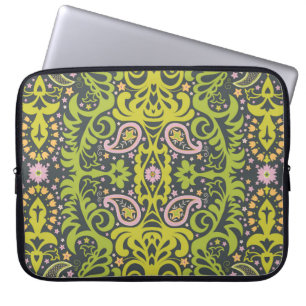 Housse Pour Ordinateur Portable ornement de paisley orientale; flacon décoratif sa