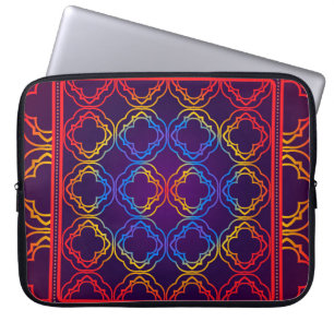 Housse Pour Ordinateur Portable Ornement Décoratif Avec Décoration Géométrique. Sy