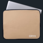 Housse Pour Ordinateur Portable Oryx brown beige color name<br><div class="desc">Oryx brown beige color name</div>