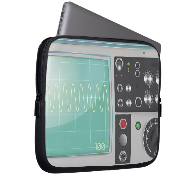 Housse Pour Ordinateur Portable Oscilloscope (Devant droit)