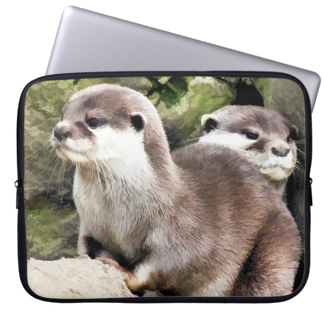 HOUSSE POUR ORDINATEUR PORTABLE OTTERS (Devant)