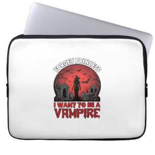 Housse Pour Ordinateur Portable Oublier Princesse Veut être Vampire Halloween_1