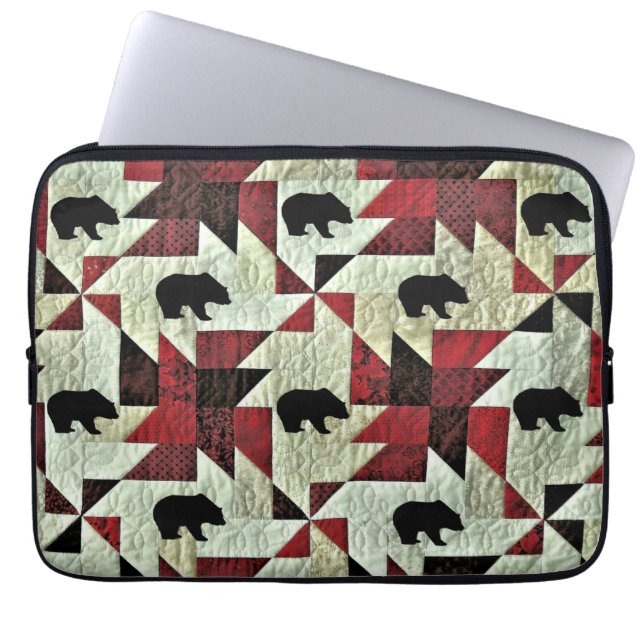 Housse Pour Ordinateur Portable Ours (Devant)