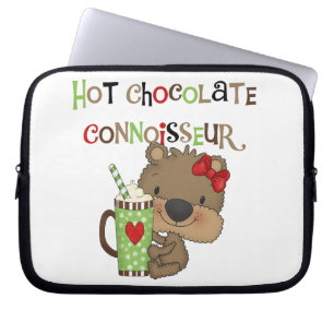Housse Pour Ordinateur Portable Ours chaud de fille de ChocolateConoisseur