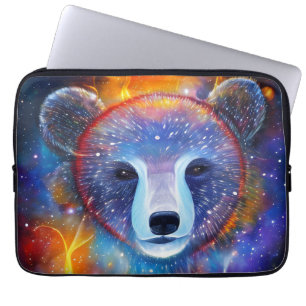 Housse Pour Ordinateur Portable Ours cosmique