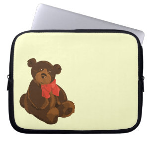 Housse Pour Ordinateur Portable Ours de caricature mignon